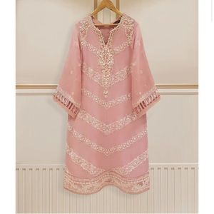 Original Aghanoor PURE COTTON NET HAND EMBROIDERED SHIRT AND PANTS